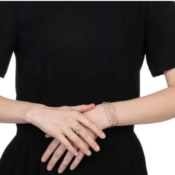 Alexis Bittar Pave Orbiting Ring Size 7 - Picture 2 of 6